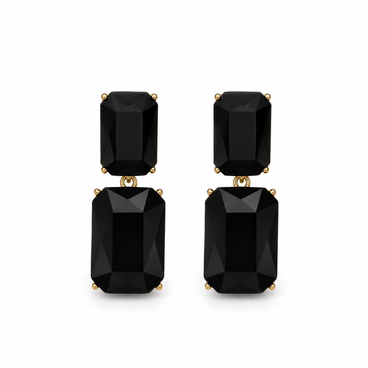 Midnight Onyx Statement Earrings