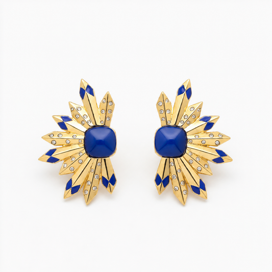 Royal Soleil Statement Earrings