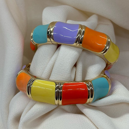 Carnival Pop Enamel Bangle