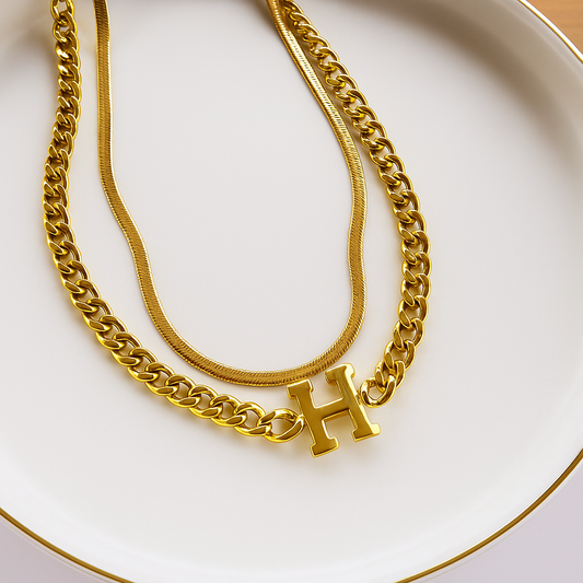 Waterproof Two Layers Necklace