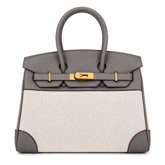 Ash Canvas Luxe Handbag (Grey Edition)