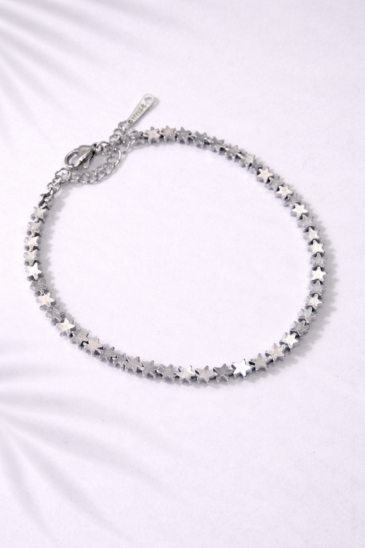 Silver Star Glow Bracelet
