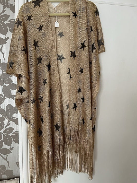 Golden Star Fringe Cover-Up
