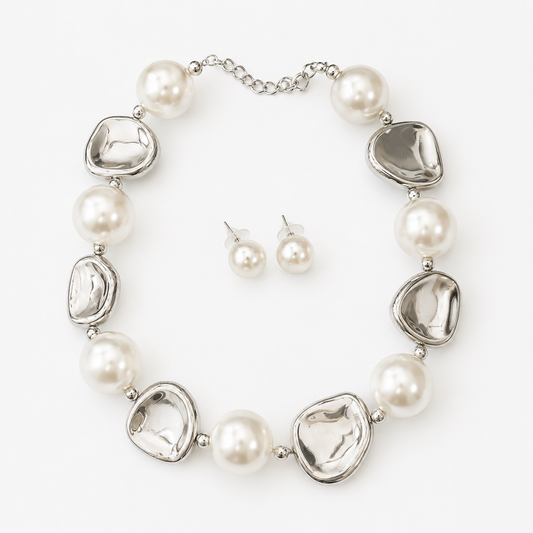 Éclat Pearl Necklace Set