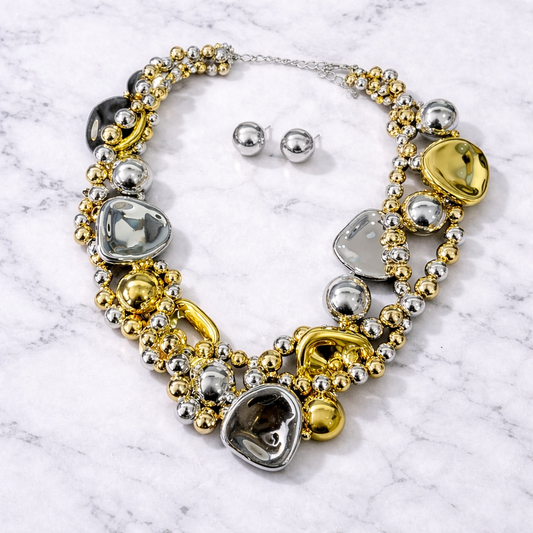 Royal Fusion Statement Necklace Set