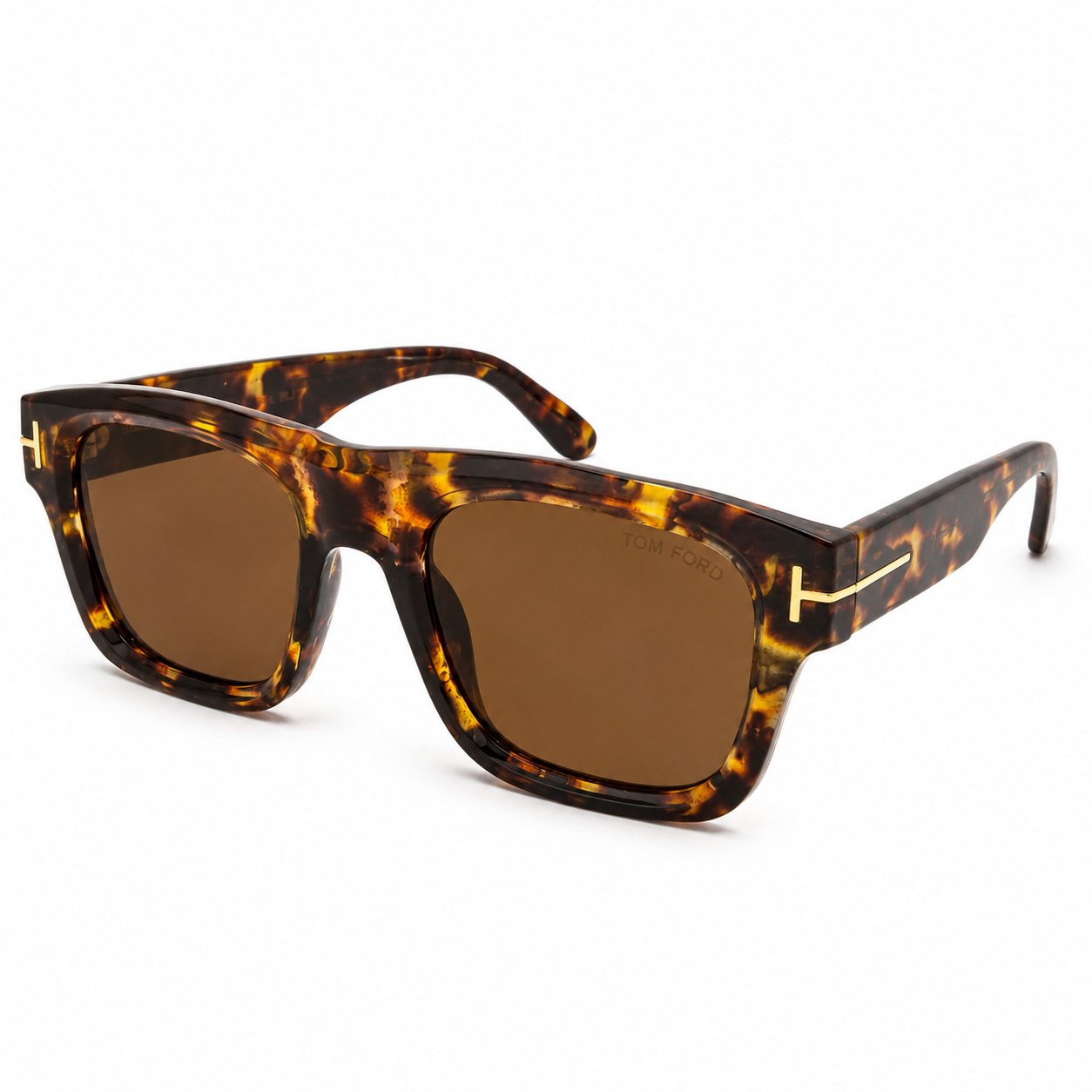 Classic Tortoiseshell Square Sunglasses