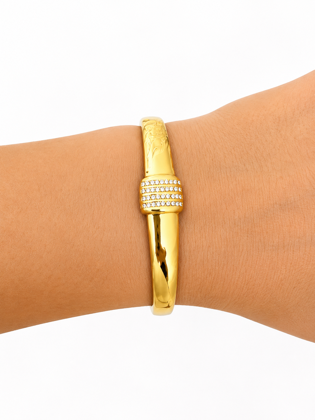 Luna Crystal Cuff Bracelet