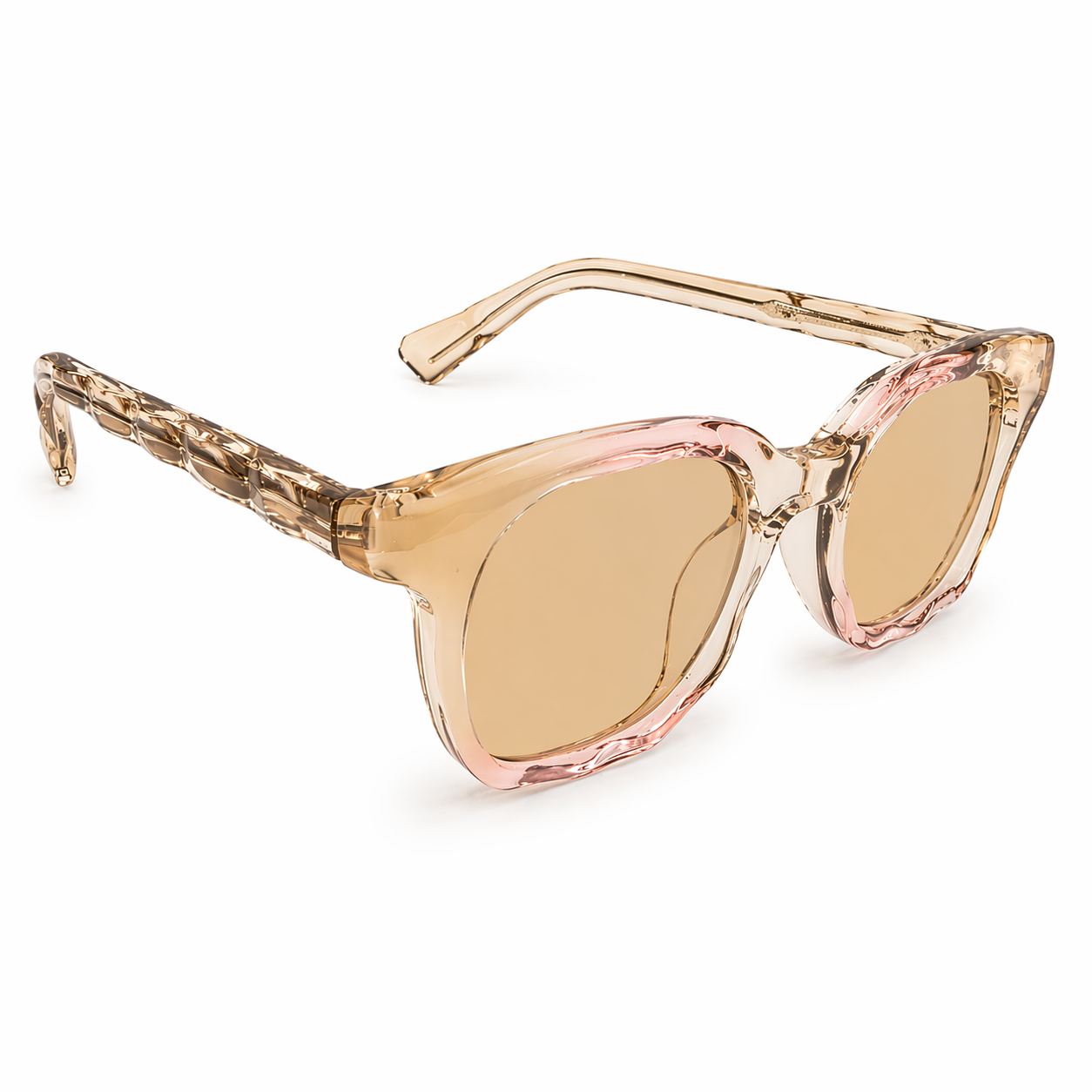 Blush Amber Luxe Sunglasses – UV400 Polarized