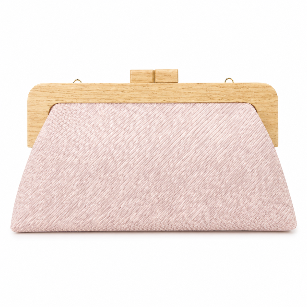 Blush Étoile Wooden Clutch