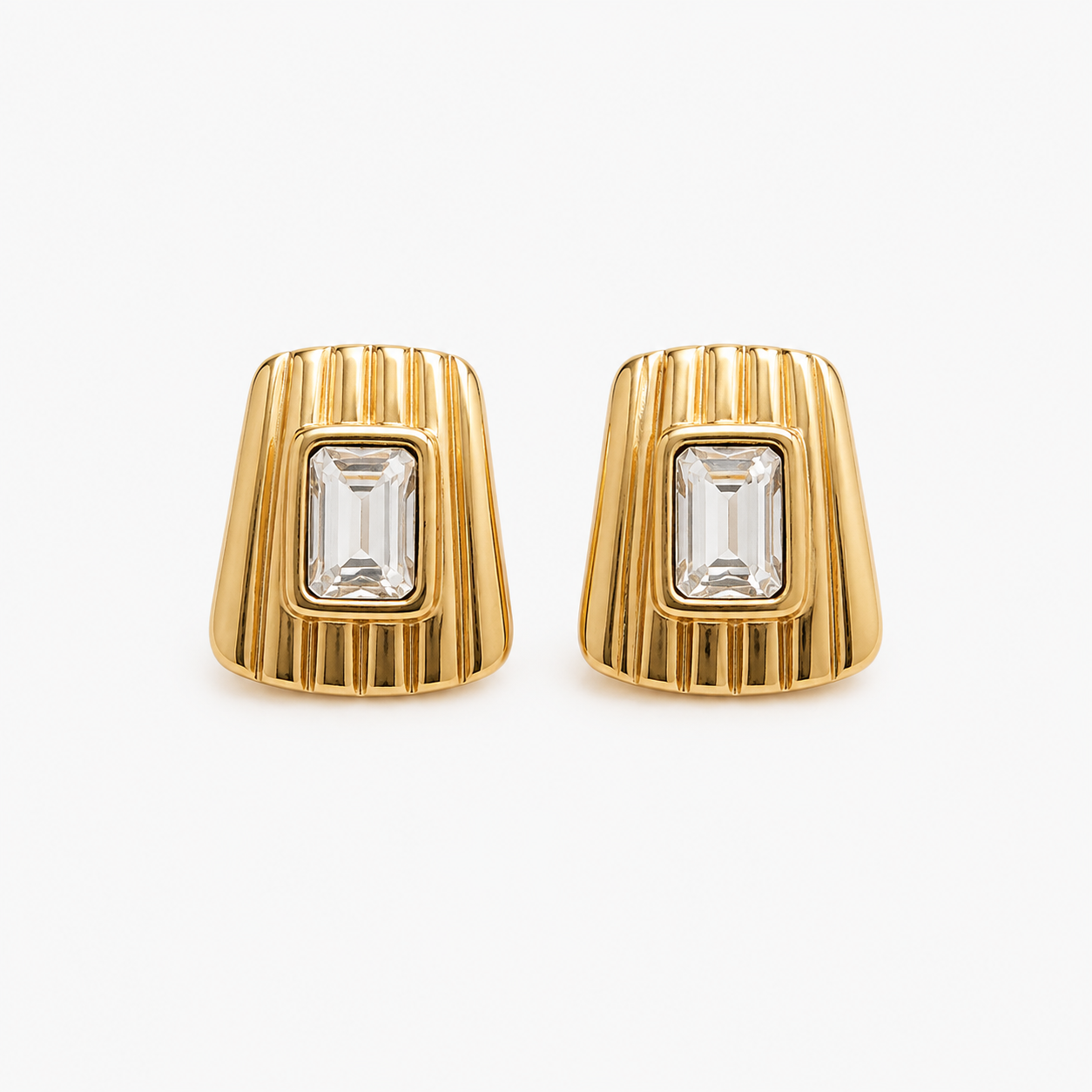 Éclat Vintage Crystal Earrings