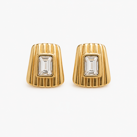 Éclat Vintage Crystal Earrings