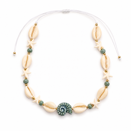 Coastal Starfish Shell Necklace