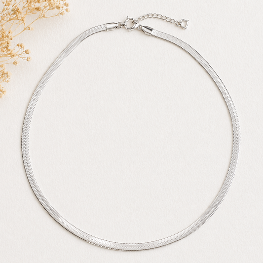 Silver Snake Chain Necklace