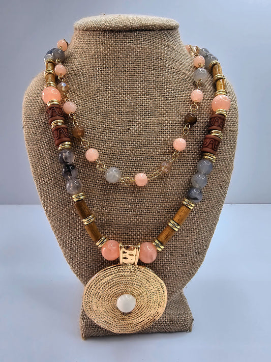 PETRA ROYAL DOUBLE NECKLACE