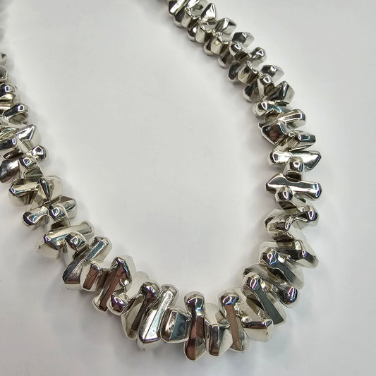 CRYSTAL SILVER NECKLACE