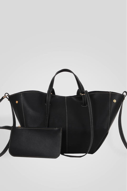 Maison Venus Black Tote Set