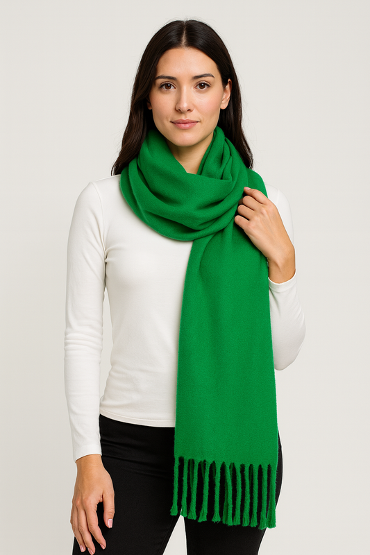 Emerald Cozy Winter Scarf