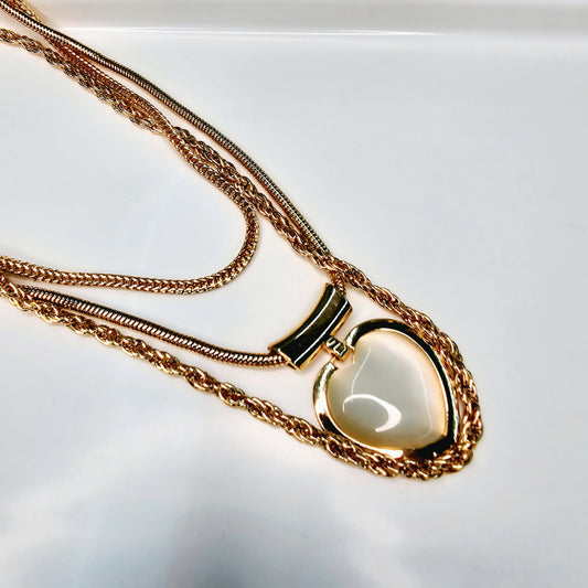 Gold Heart Luxe Necklace