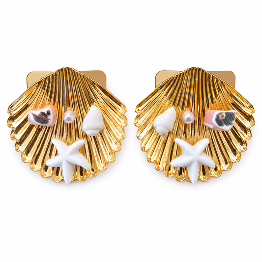 Ocean Treasure Shell Earrings