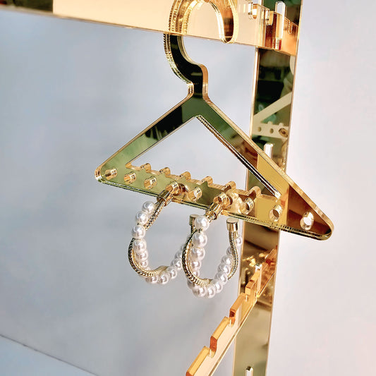 MINIMALIST PEARL HOOPS