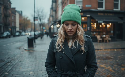 Ribbed Beanie (Mint)