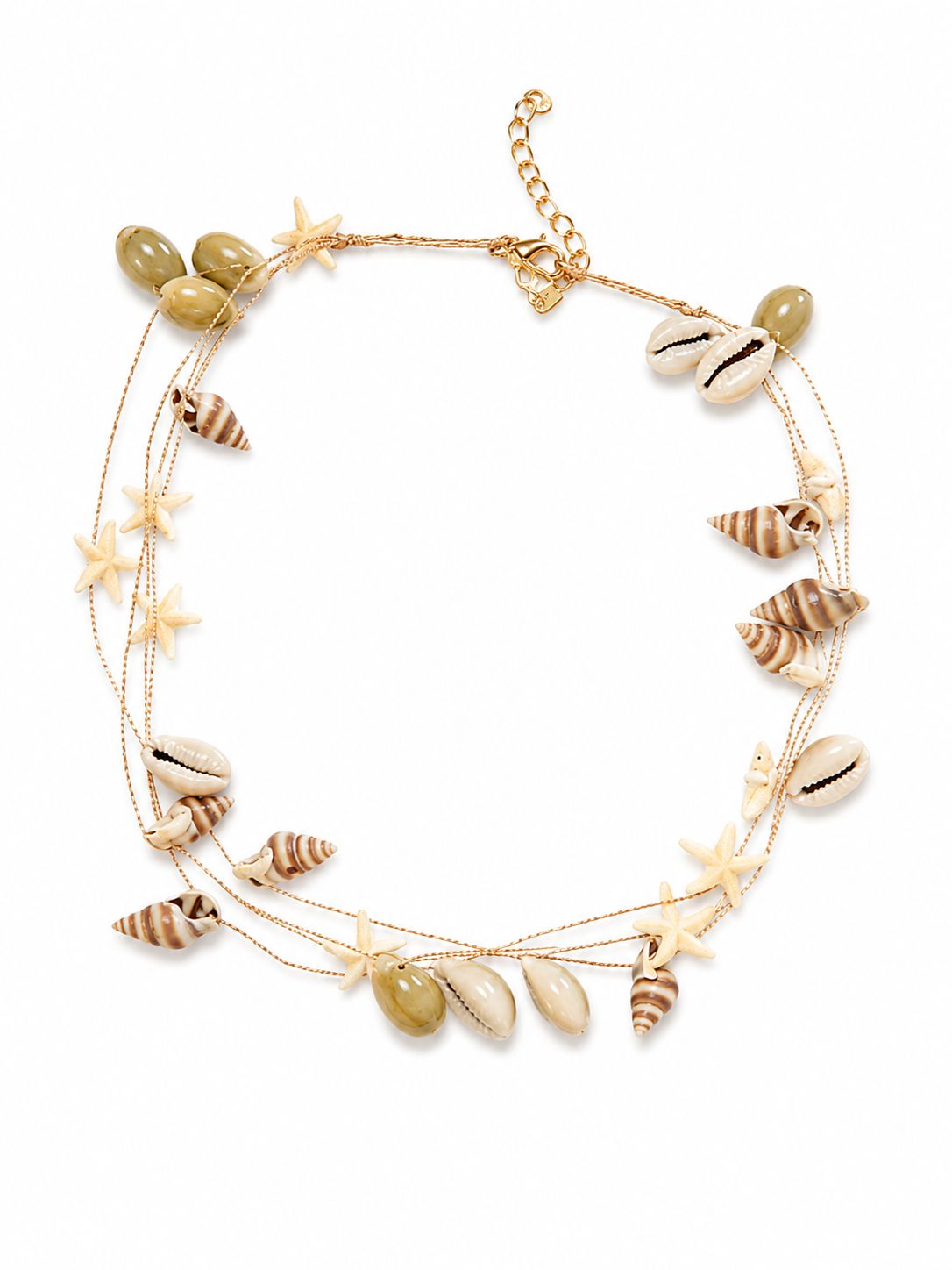 Coastal Breeze Layered Shell Necklace