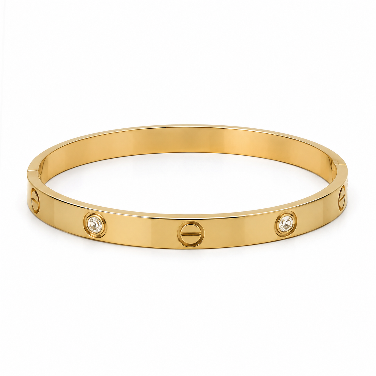 Crystal Love Bangle Bracelet