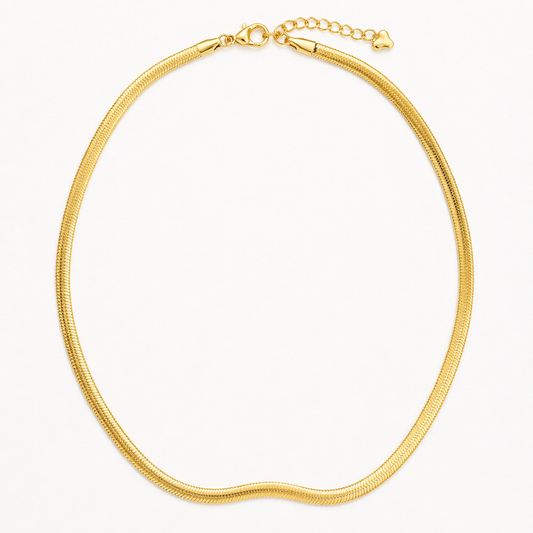 Golden Snake Chain Necklace
