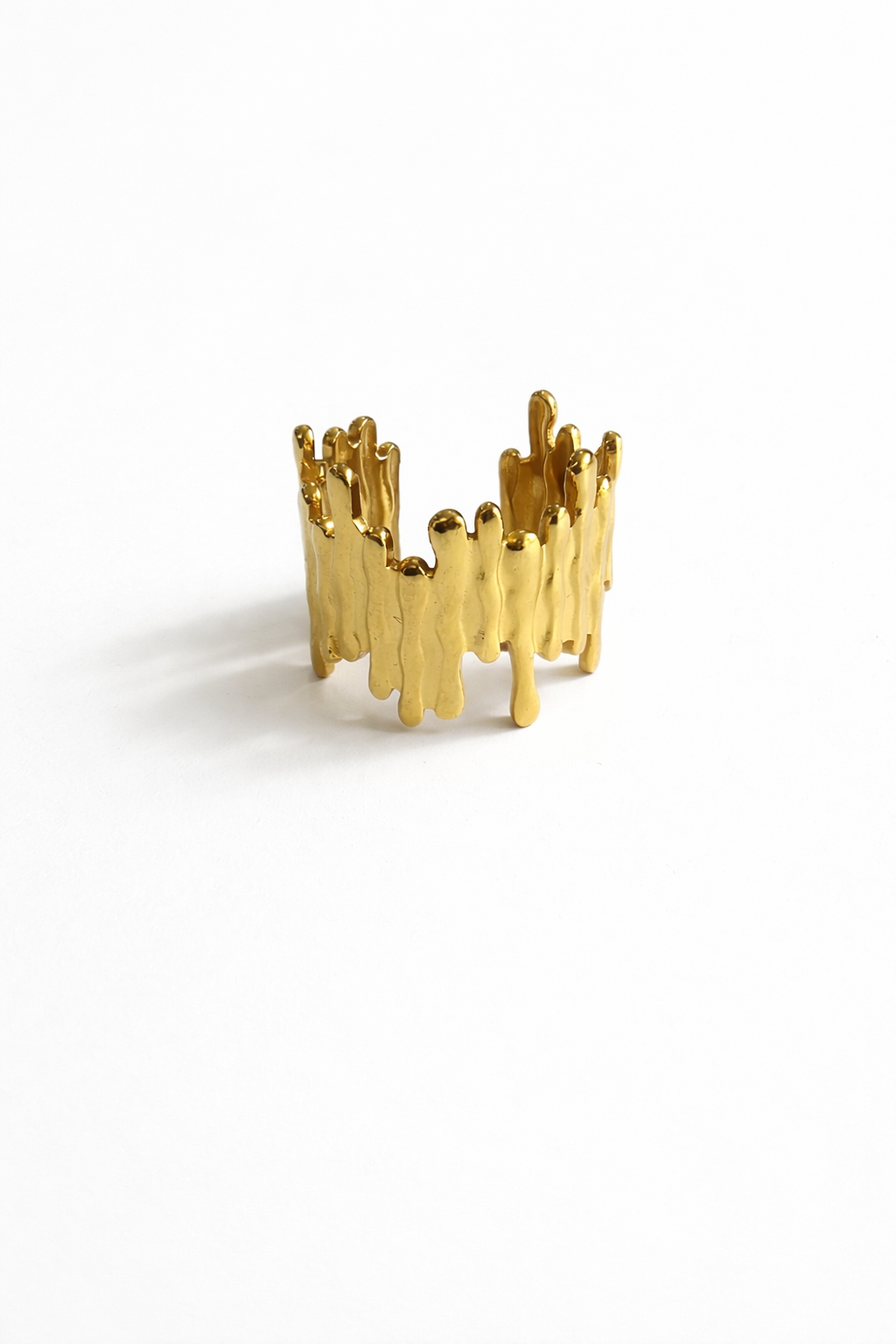 Molten Gold Statement Ring