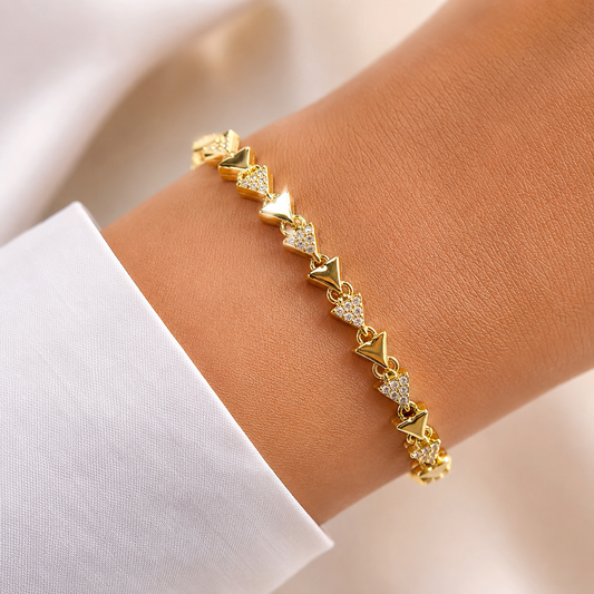 Nova Triangle Crystal Bracelet