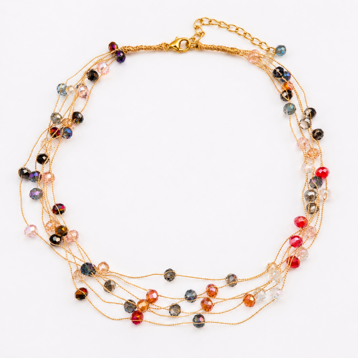 Mosaic Crystal Necklace