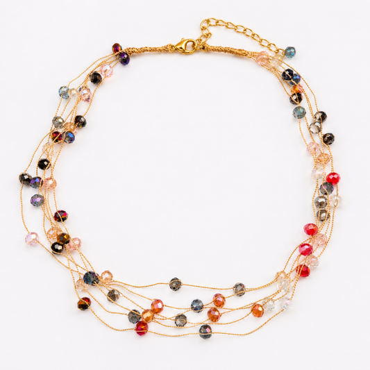 Mosaic Crystal Necklace
