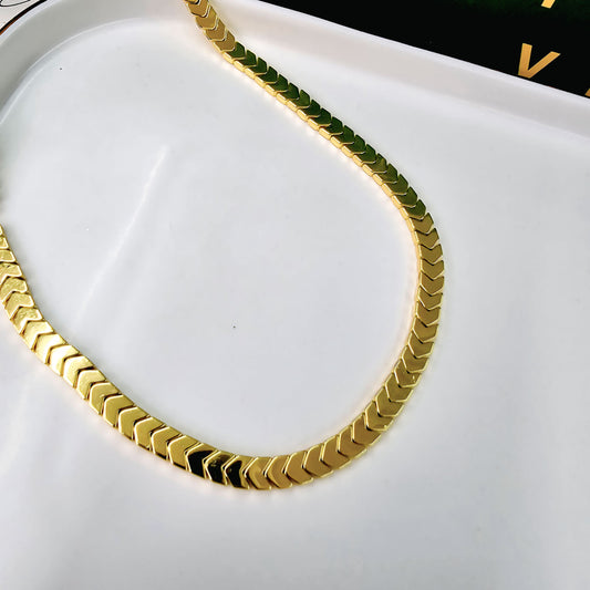 Gold Plated Arrow Necklace