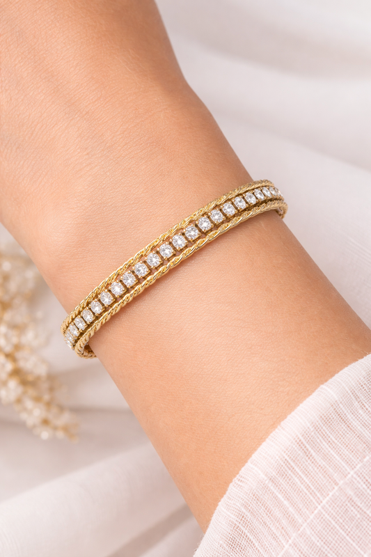 Crystal Rope Luxe Bracelet