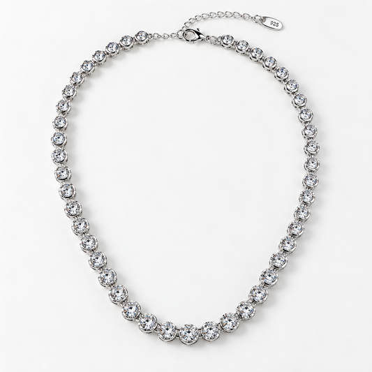 Crystal Tennis Necklace