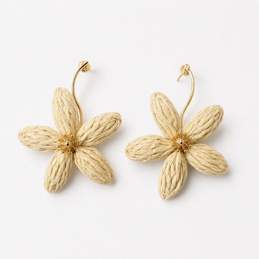Natural Bloom Statement Earrings